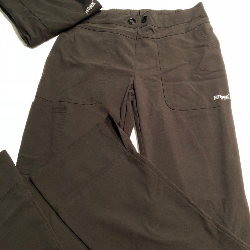 Black Scrub pants-greys anatomy signature (2) pair